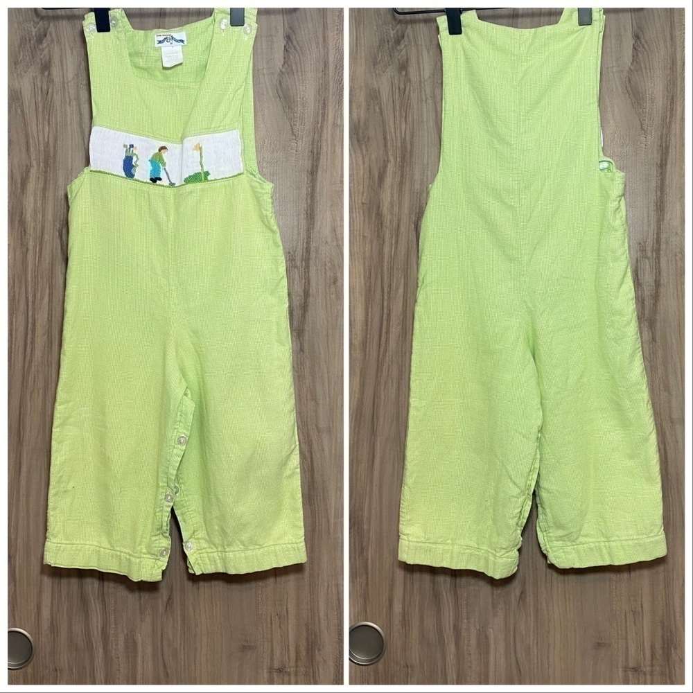 Silly Goose Golf🏌️ Hand smocked green‎ longalls